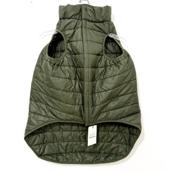 Barbour Baffle Quilted Dog Coat Olive Size XXL - Picture 2 of 5